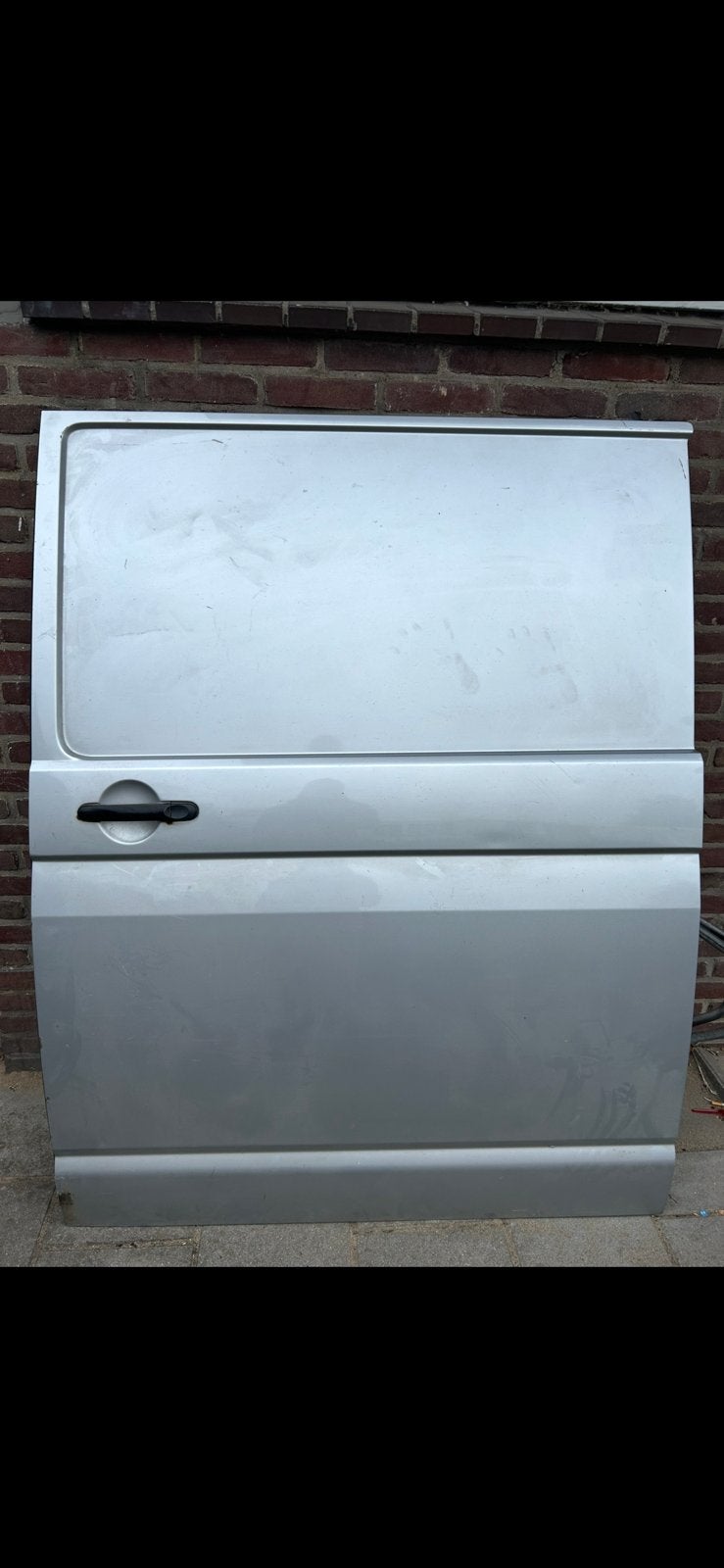 Zilveren Deur Volkswagen Transporter T5, Ophalen of Verzenden, Gebruikt, Volkswagen, Deur