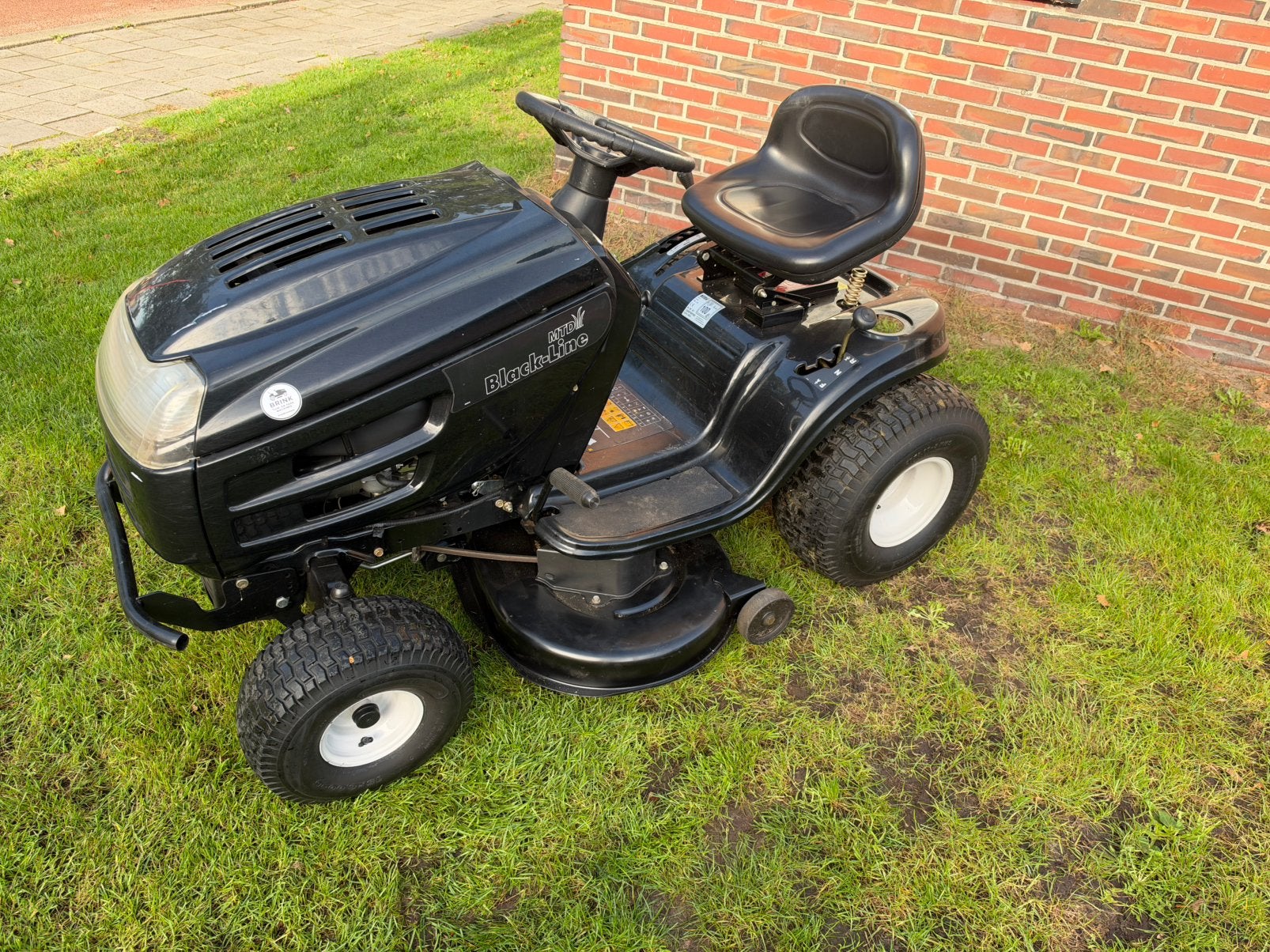 Mtd black line 155/96 zitmaaier, Ophalen of Verzenden, Gebruikt, Elektrische starter, 90 tot 120 cm