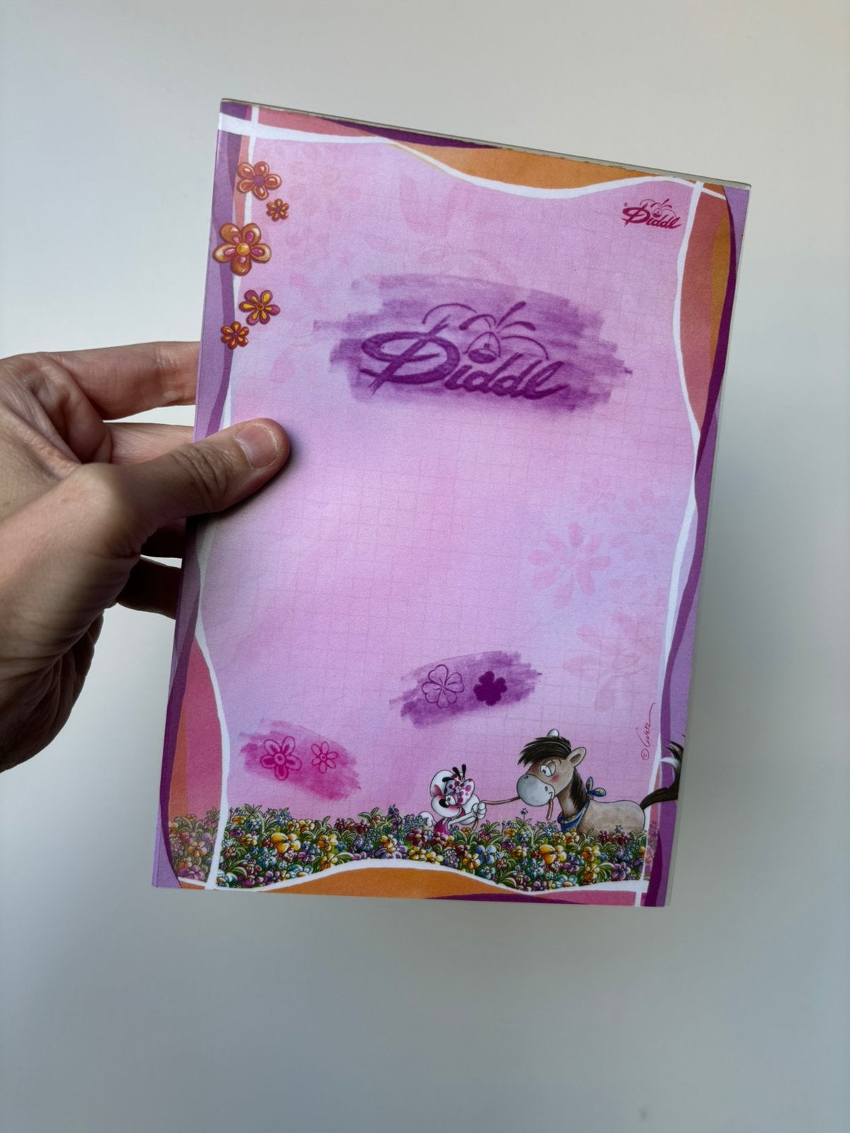 Diddl a5 blok nummer 385, Verzenden, Zo goed als nieuw, Papier, Kaart of Schrift