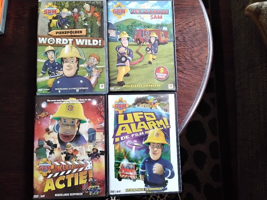 Brandweerman sam 4 dvds, origineel, Avontuur, Alle leeftijden, Ophalen of Verzenden, Zo goed als nieuw