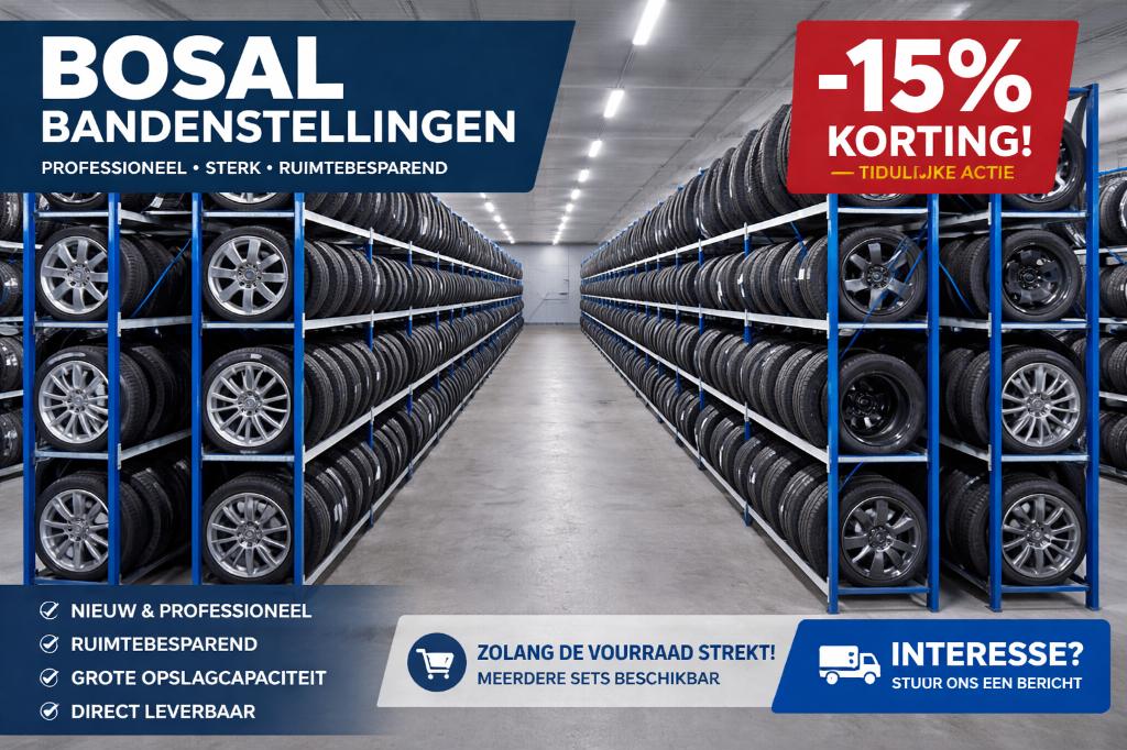 Bosal banden stelling rekken velgen banden stellingen -15%, Verzenden