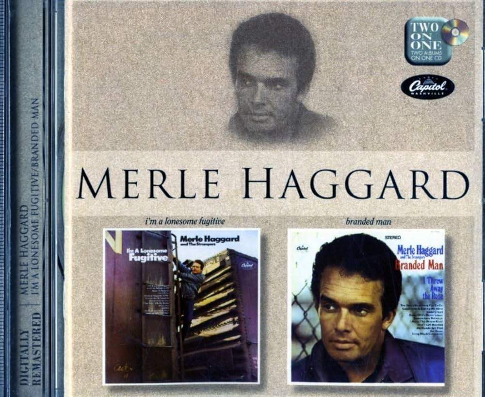 Merle Haggard - I'm a lonesome fugitive / Branded man, Ophalen of Verzenden, Zo goed als nieuw, Country
