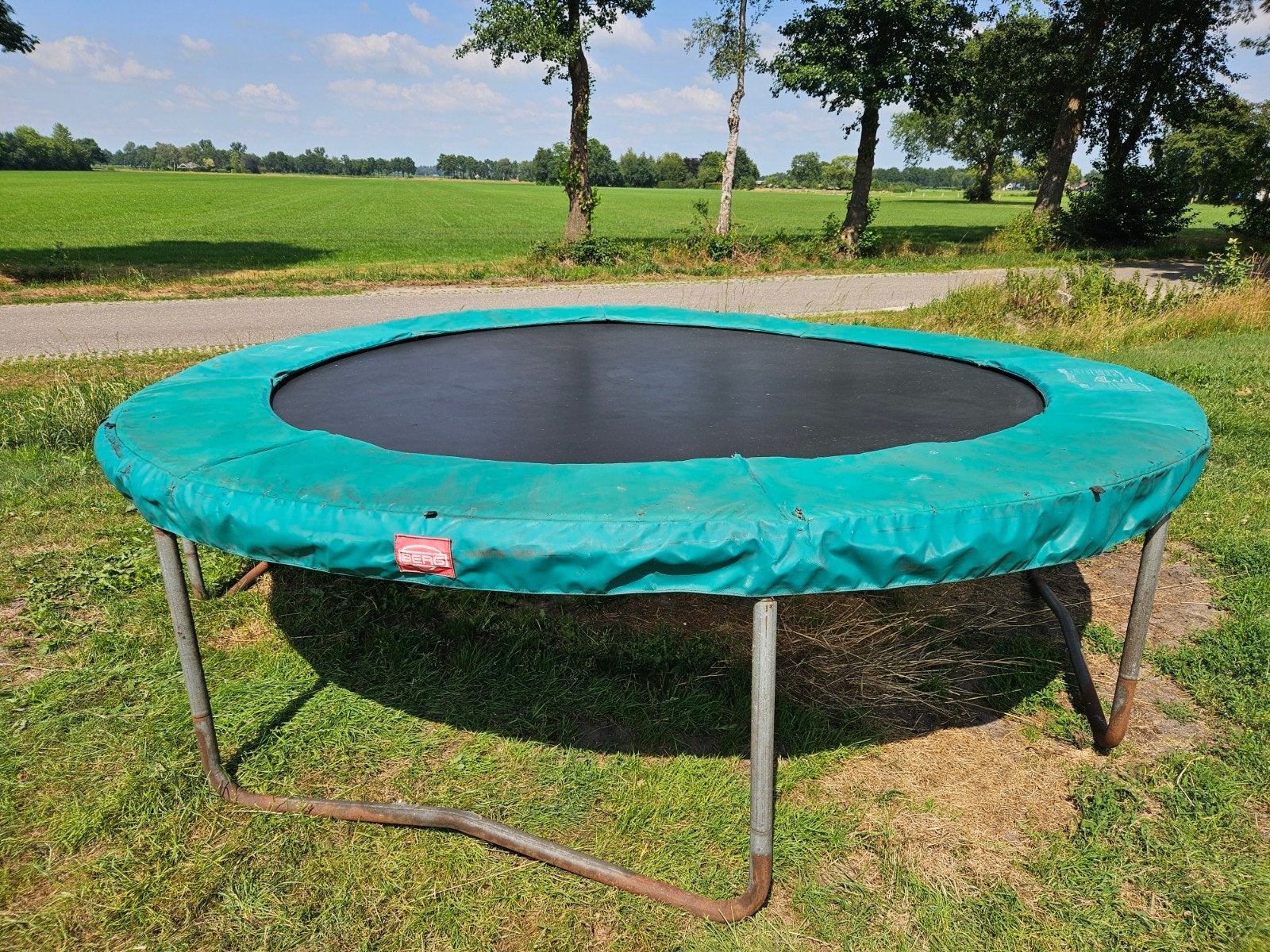Te koop t.e.a.b. Berg Champion trampoline 330, Ophalen, Gebruikt