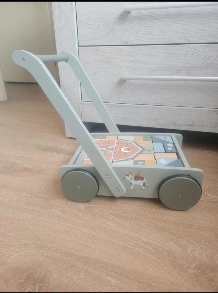 Little dutch blokkenkar, Kinderen en Baby's, Speelgoed | Babyspeelgoed, Ophalen of Verzenden, Zo goed als nieuw, Overige typen