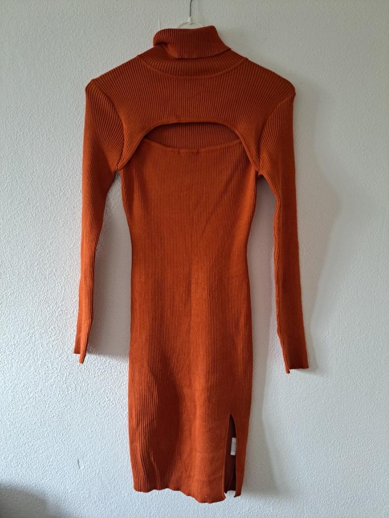 bruine giorgia jurk maat m, Kleding | Dames, Maat 38/40 (M), Giorgia, Bruin, Ophalen of Verzenden
