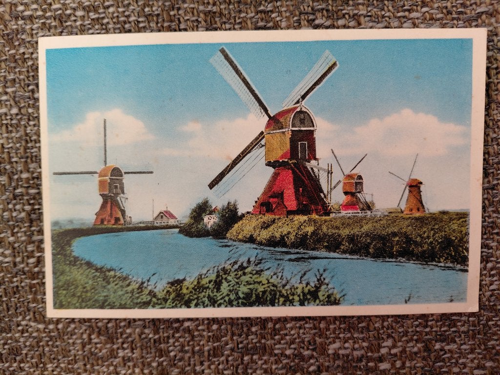 Boezemmolens langs de Vlist, ongelopen, Krimpenerwaard, Verzenden, 1960 tot 1980, Ongelopen, Zuid-Holland