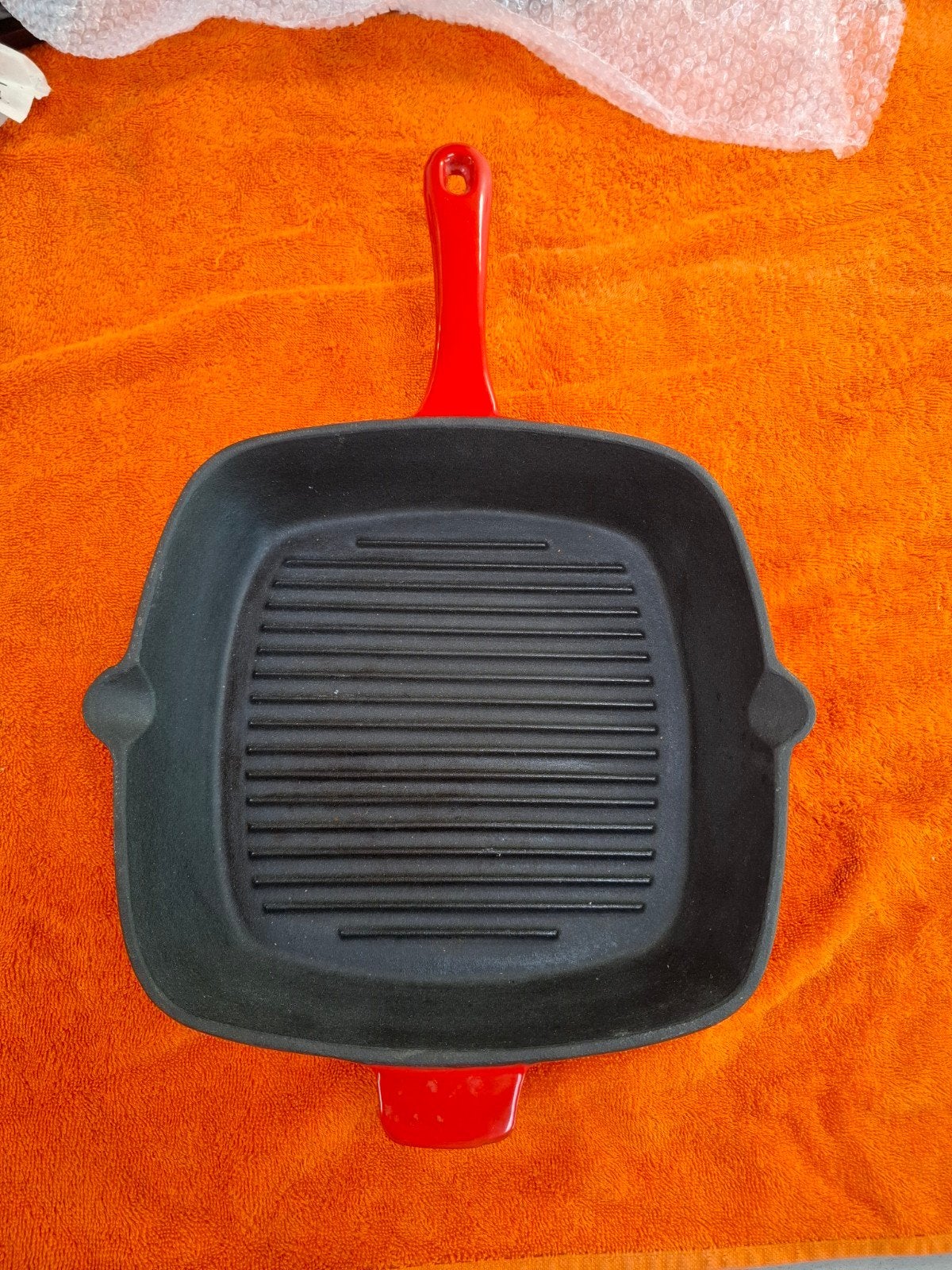 Gietijzeren grillpan voor BBQ, Green Egg of Kamado, Ophalen of Verzenden, Zo goed als nieuw, Gietijzer