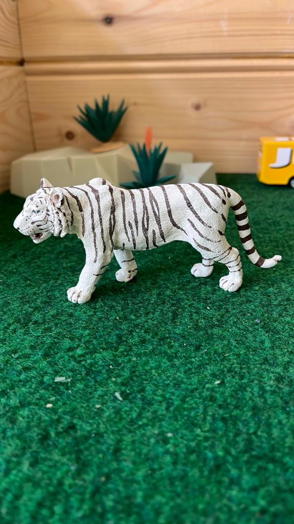 Schleich witte tijger, Verzenden, Zo goed als nieuw, Wild dier, Beeldje of Figuurtje