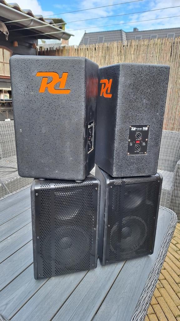 Power dynamics pd308 speakers/toppen, Ophalen of Verzenden, 120 watt of meer, Subwoofer, Overige merken