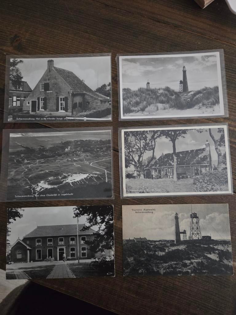 Schiermonnikoog,  6 ansichtkaarten., Ophalen of Verzenden