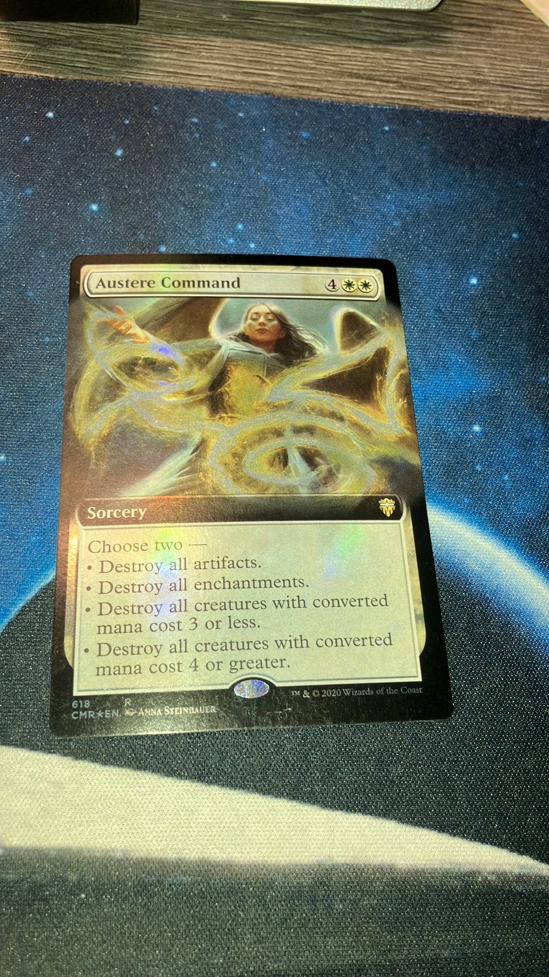 Full art Foil Austere Command, Ophalen of Verzenden, Zo goed als nieuw, Foil