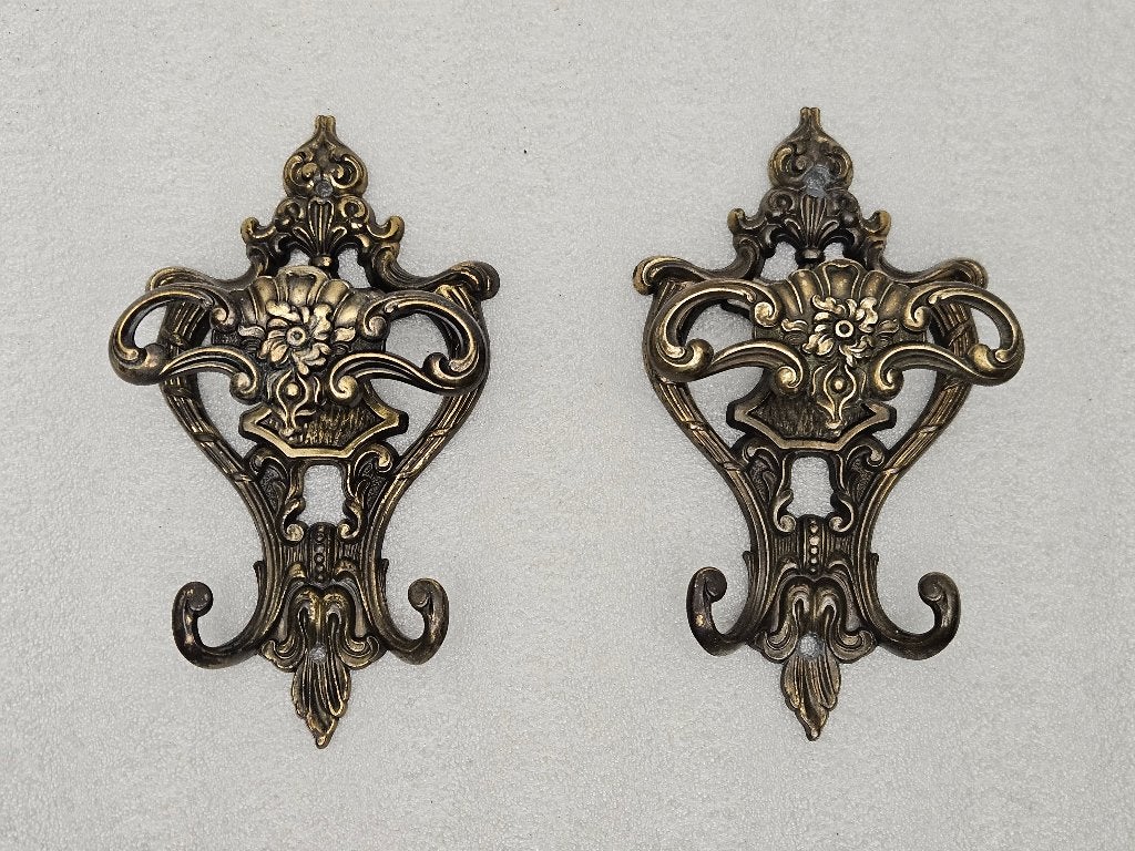 Setje Viktoriaanse Kapstokhaken 2x ( Lot 12), Huis en Inrichting, Wandkapstok, Gebruikt, Ophalen of Verzenden, Minder dan 100 cm