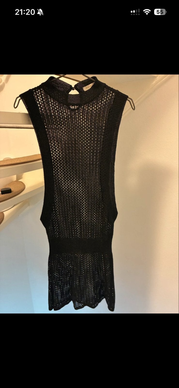 Prachtige Fracomina LBD dress - Opengewerkt Zwart, Kleding | Dames, Maat 38/40 (M), Verzenden, Zwart, Zo goed als nieuw