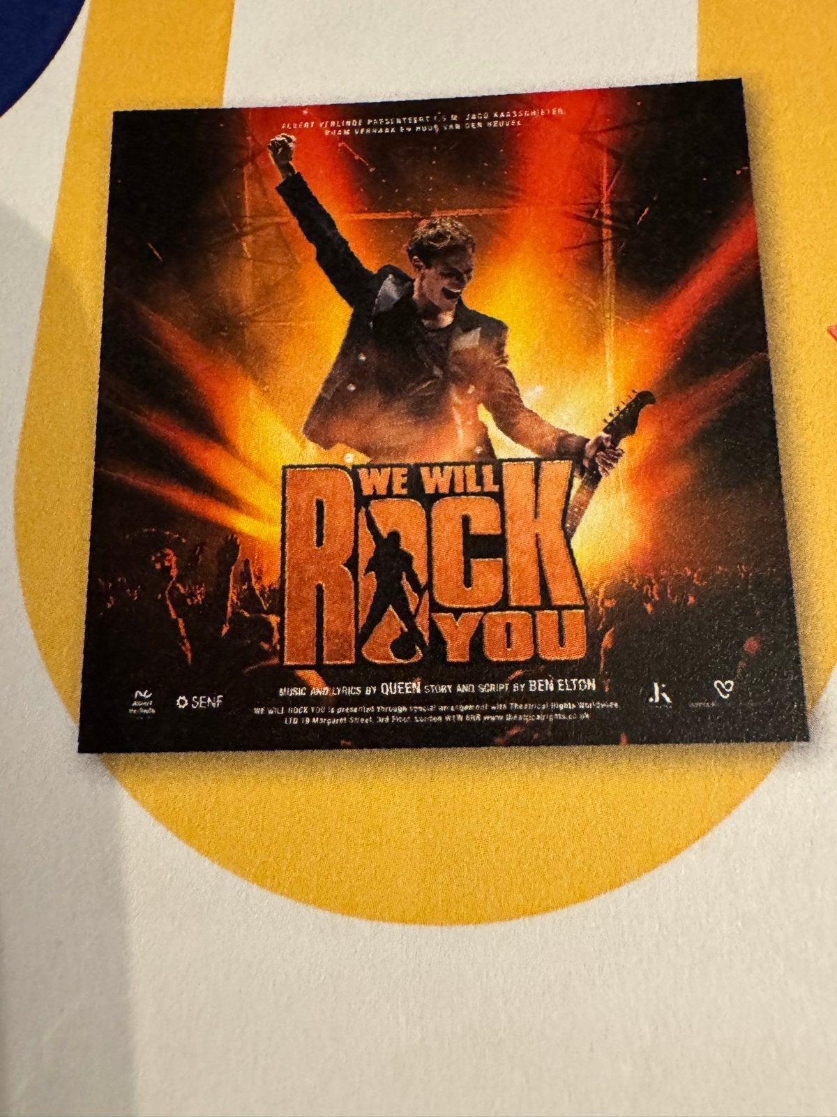 Twee kaarten We will rock you 12-09 14.30 u Eindhoven, Twee personen, September