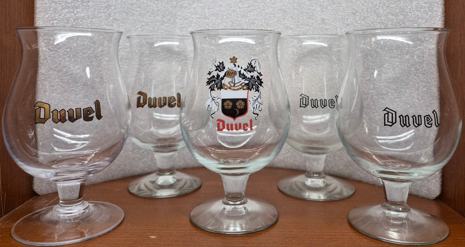 Duvel Glazen  / Bierglazen 5 stuks, Verzamelen, Ophalen of Verzenden, Zo goed als nieuw, Glas of Glazen, Duvel