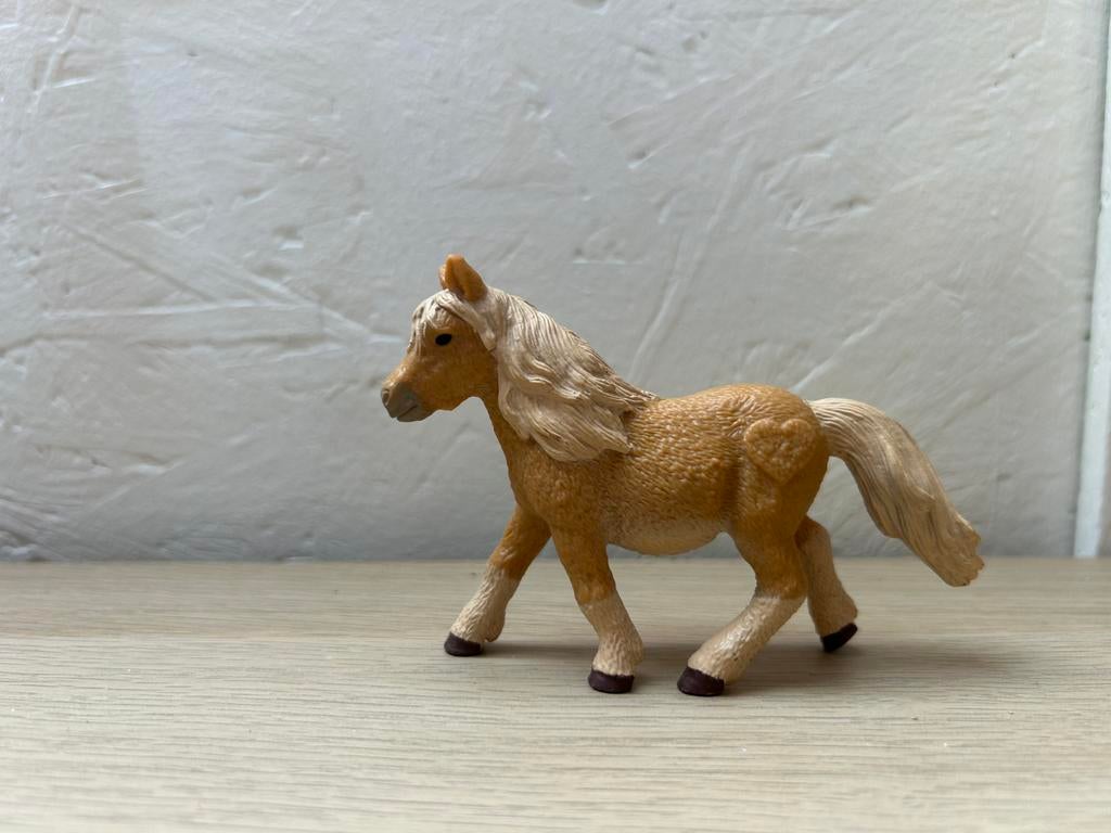 Schleich shetlander 80, Ophalen of Verzenden, Zo goed als nieuw, Paard, Beeldje of Figuurtje