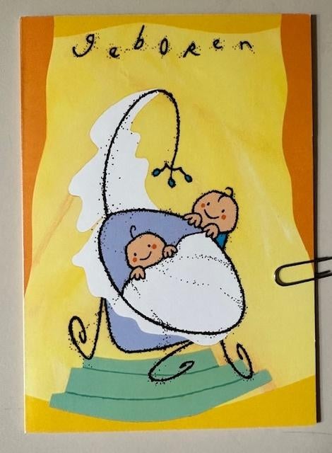 Geboortekaartje Sanne 4-6-1999, M.ART, Ophalen of Verzenden, 1990 tot 2000, Geboortekaartje