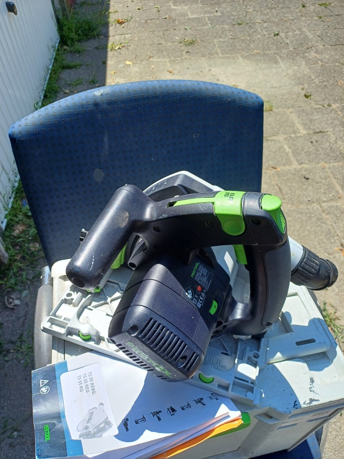 Festool TS 55 REBQ invalzaag uit 2021, Gebruikt, Invalzaag, Ophalen of Verzenden, 30 tot 70 mm