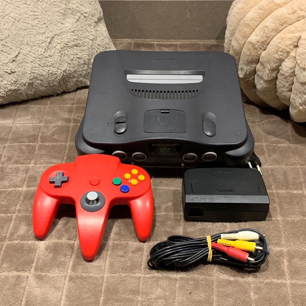 complete nintendo 64, Ophalen of Verzenden, Zo goed als nieuw, Met 1 controller, Met geheugenkaart
