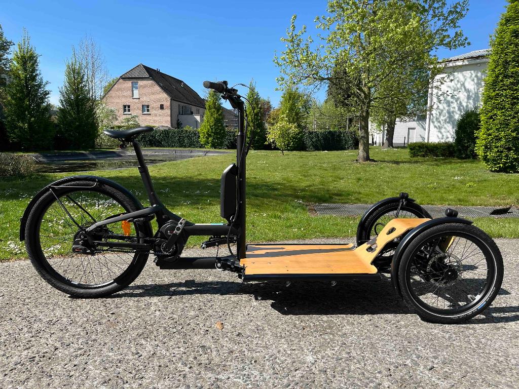 Electrische Bakfiets tilt-driewieler HNF Nicolai, Ophalen