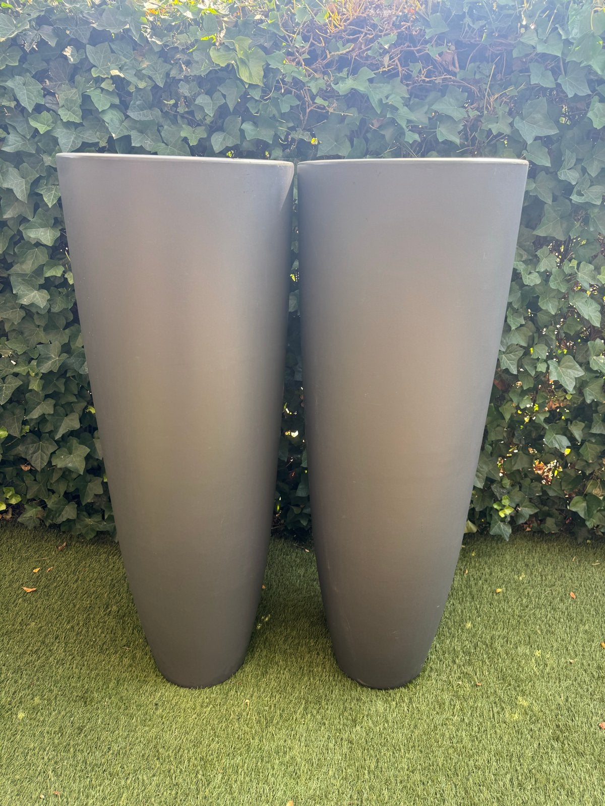2 x Elho kunststof plantenbak, 140 cm hoog, Ophalen, Kunststof, Gebruikt, Binnen