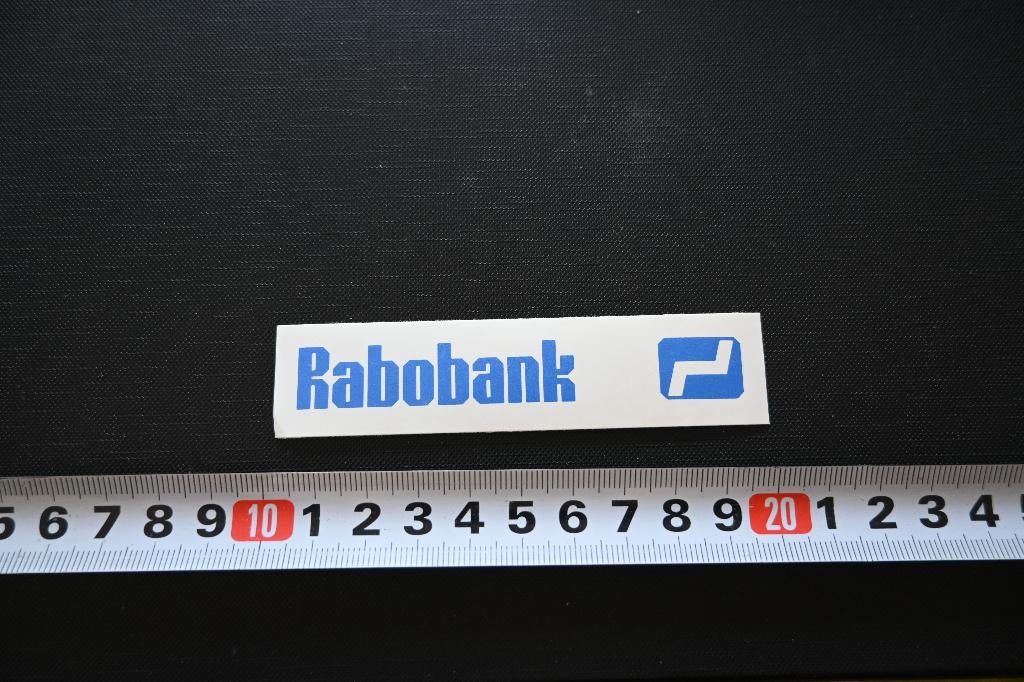 sticker rabobank, Ophalen, Zo goed als nieuw