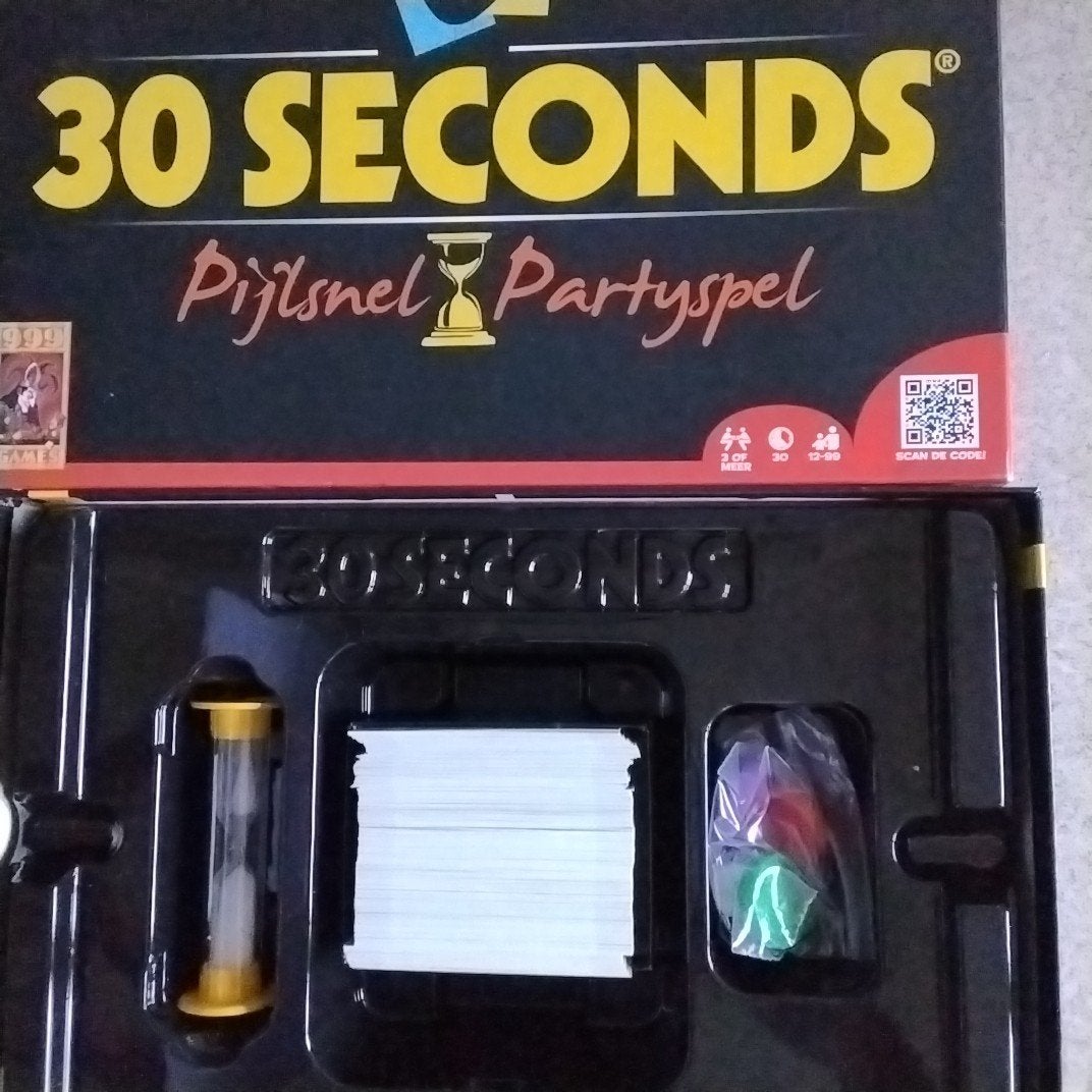 30 Seconds  Partyspel - Zo goed als nieuw, Vijf spelers of meer, Ophalen of Verzenden, Zo goed als nieuw, 999 Games