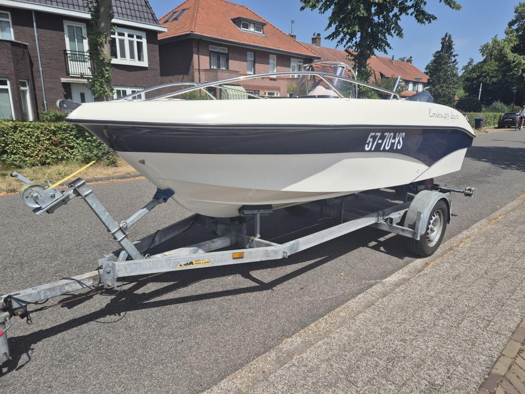 Corsiva 475 sport (2008) + YAMAHA 60pk 4takt + pega 1300kg, Watersport en Boten, Vis- en Consoleboten, Niet ingevuld, Niet ingevuld