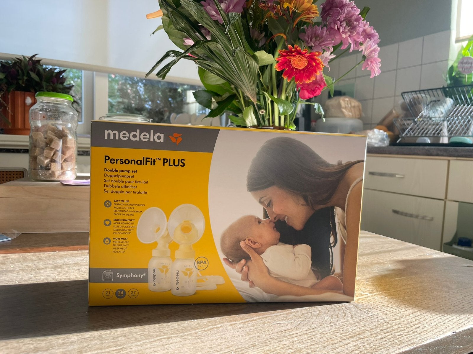 Medela personalfit PLUS met 2 maten borstschilden, Ophalen of Verzenden, Nieuw, Borstkolf, Medela