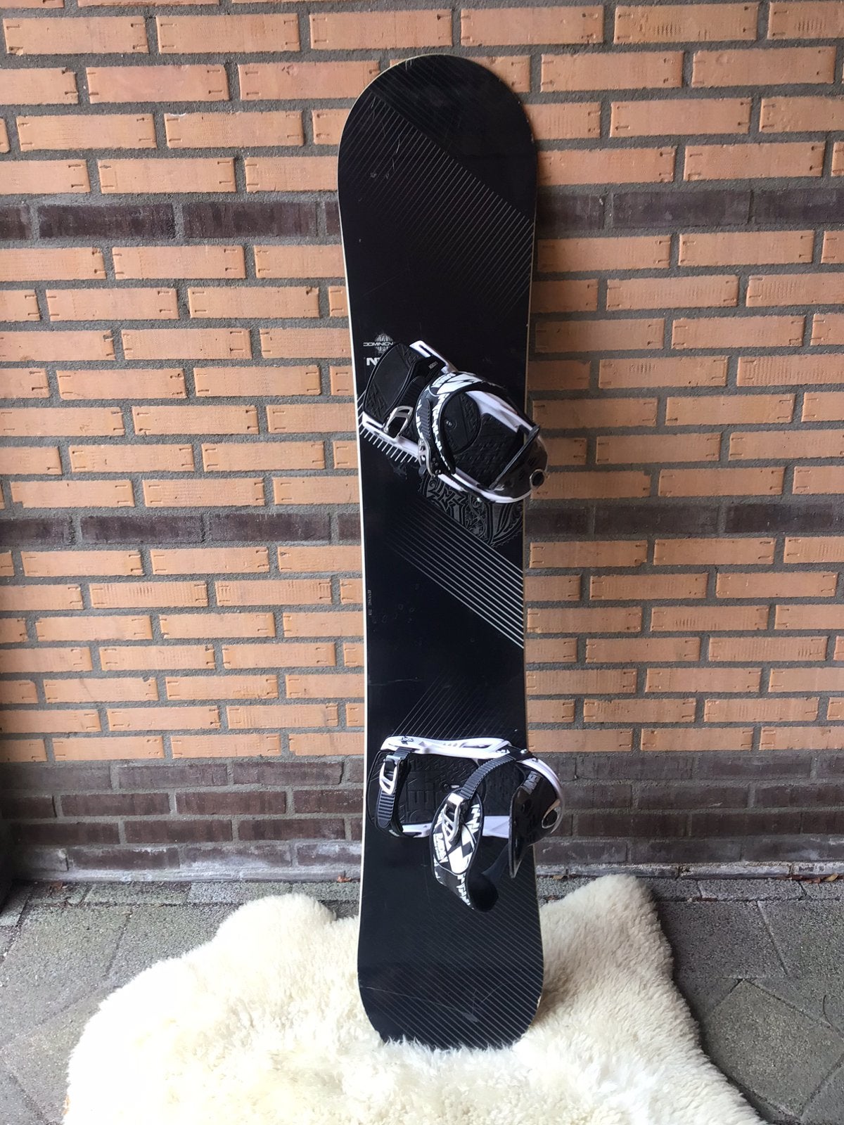 Nitro all-mountain snowboard 156 cm met Raiden bindingen, Sport en Fitness, Snowboarden, Ophalen, Gebruikt, Board, Nitro all-mountain snowboard 156 cm met Raiden bindingen