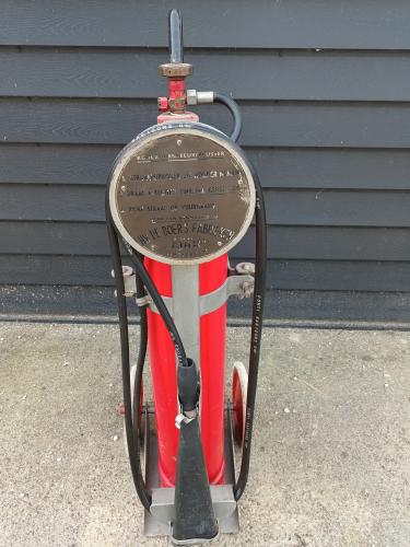 Ajax bluswagen brandblusser 1950 uniek antiek, Ophalen