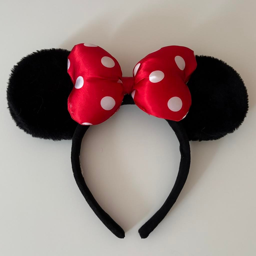 Disneyland Parijs Mickey Oortjes - Minnie Oortjes Diadeem, Ophalen of Verzenden, Mickey Mouse, Zo goed als nieuw, Overige typen