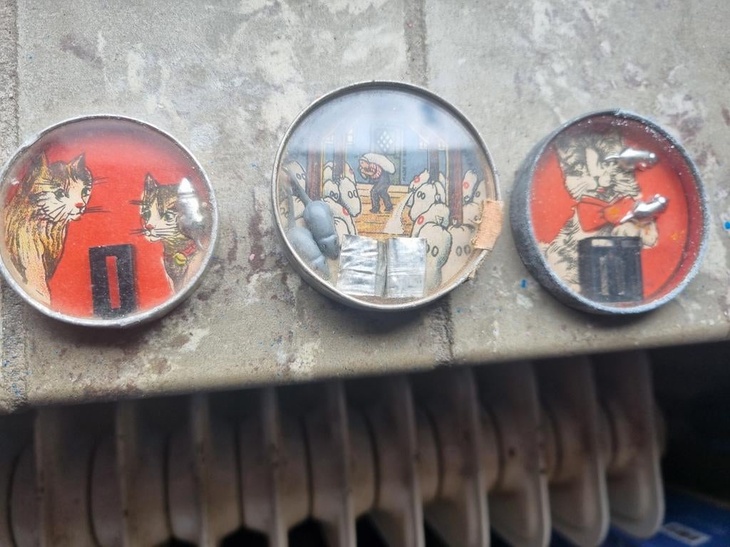 Vintage Katten spelletjes- Set van 3, Verzamelen, Overige Verzamelen, Gebruikt, Ophalen of Verzenden
