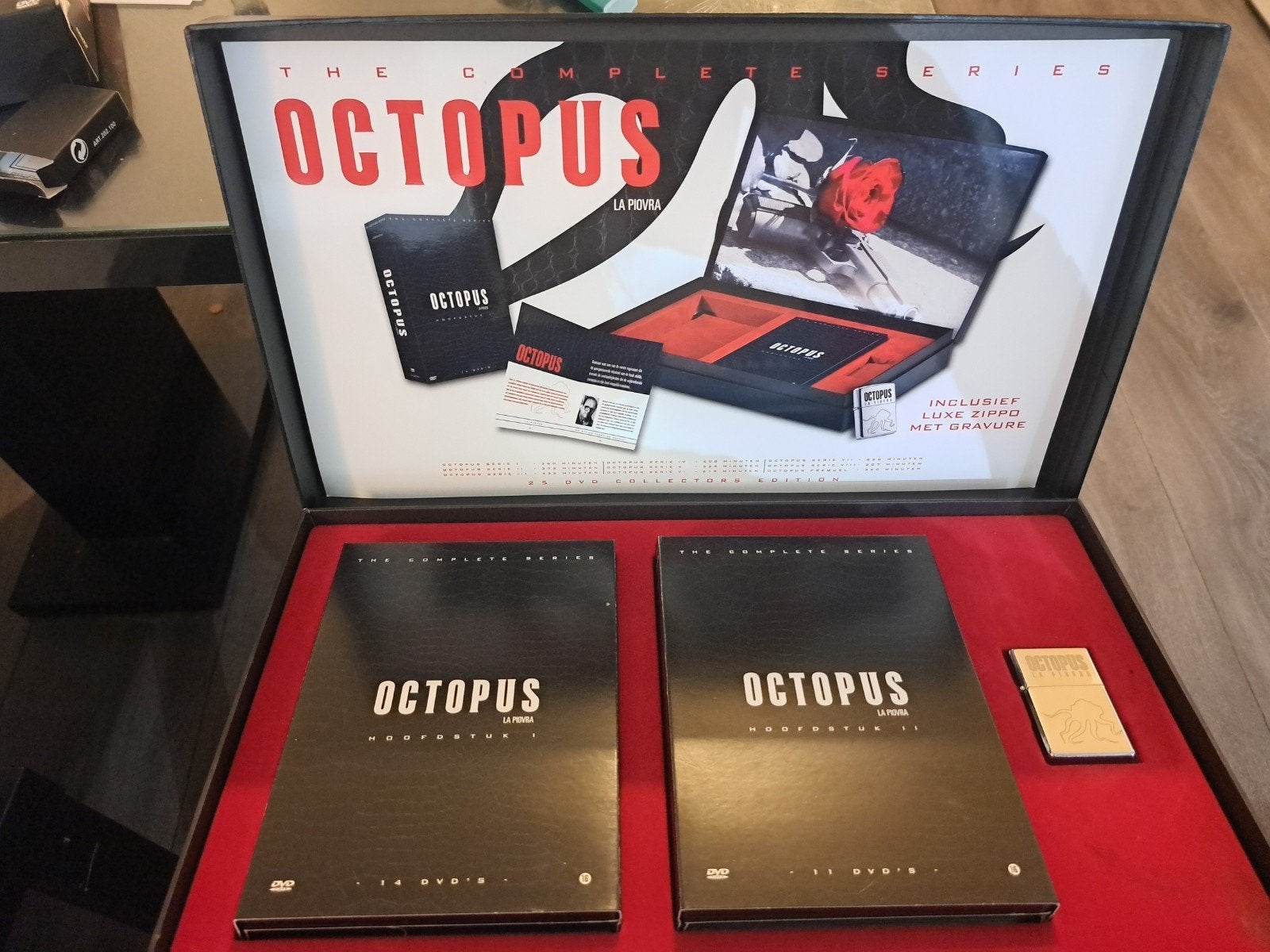 Octopus La Piovra – Complete Series DVD Collector’s Edition, Vanaf 16 jaar, Ophalen of Verzenden, Zo goed als nieuw, Actie