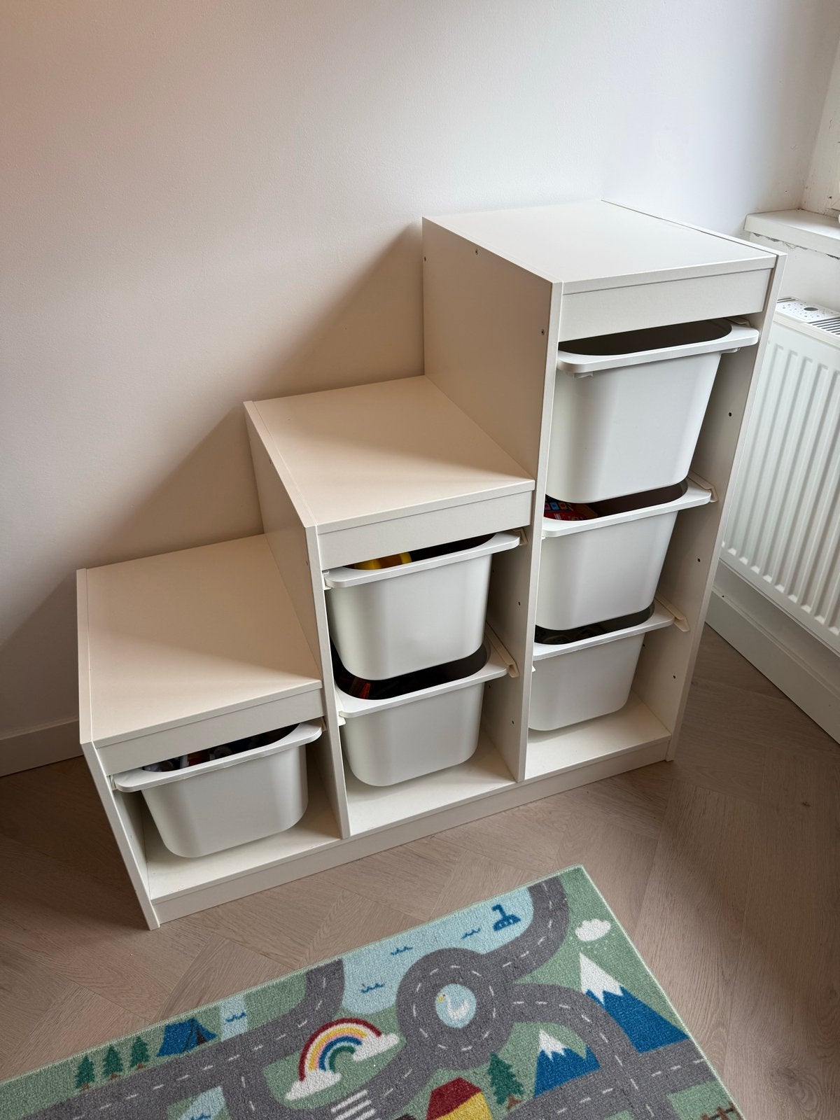 IKEA Trofast opbergcombinatie met bakken - Wit, Gebruikt, Kast, 50 tot 70 cm, Ophalen of Verzenden
