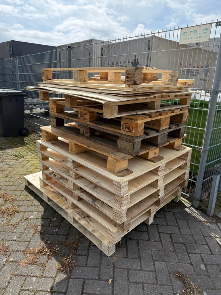 Pallets GRATIS af te halen!, Ophalen, Overige houtsoorten, Minder dan 200 cm, Pallet