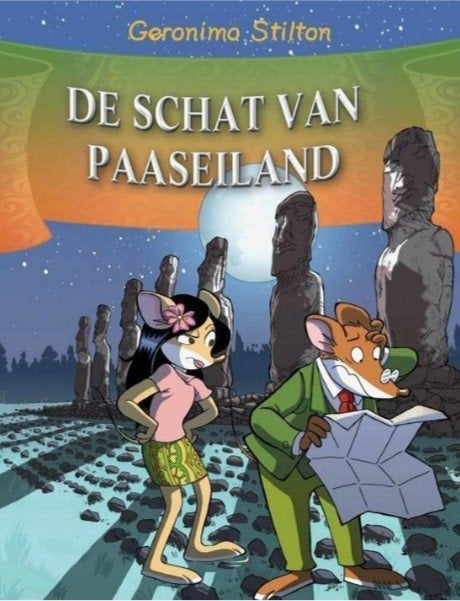 Geronimo Stilton: De schat van Paaseiland (ZGAN), Ophalen of Verzenden, Zo goed als nieuw, Geronimo Stilton