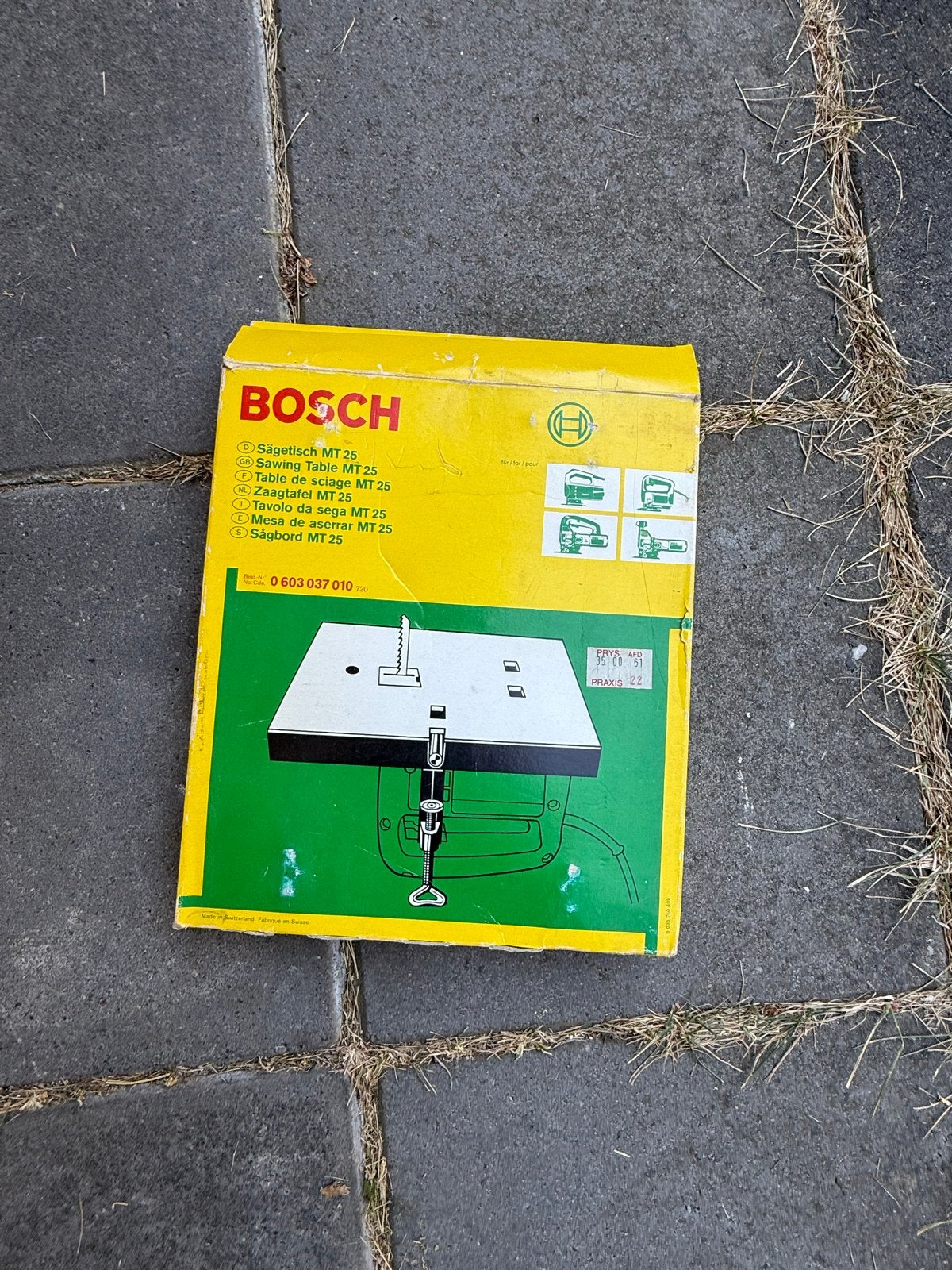 Bosch Zaagtafel MT 25 - Vintage Accessoire voor Zagen, Doe-het-zelf en Verbouw, Gereedschap | Zaagmachines, Ophalen, Gebruikt
