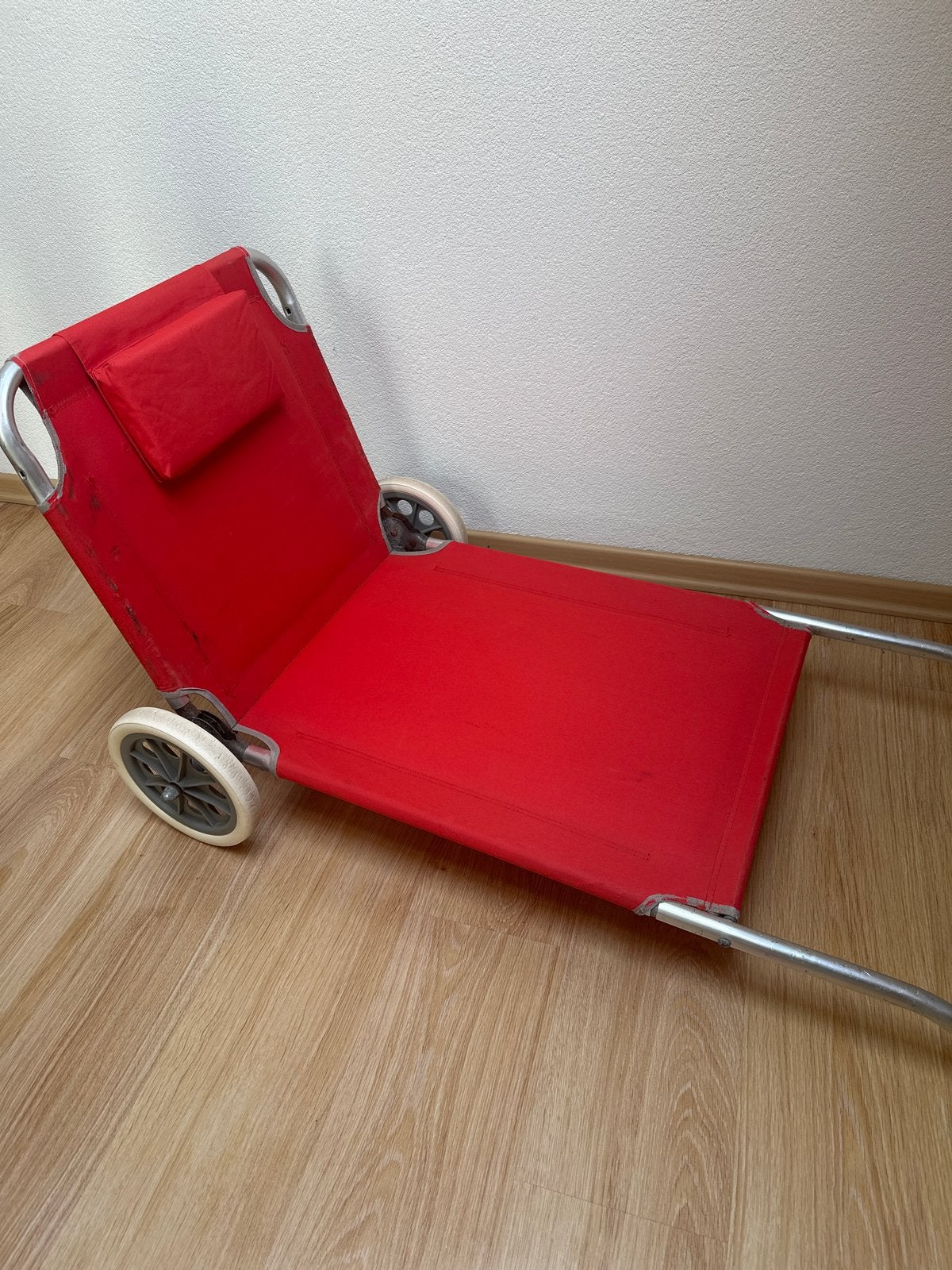 Strandkar annex ligstoel - Rood, Ophalen, Gebruikt