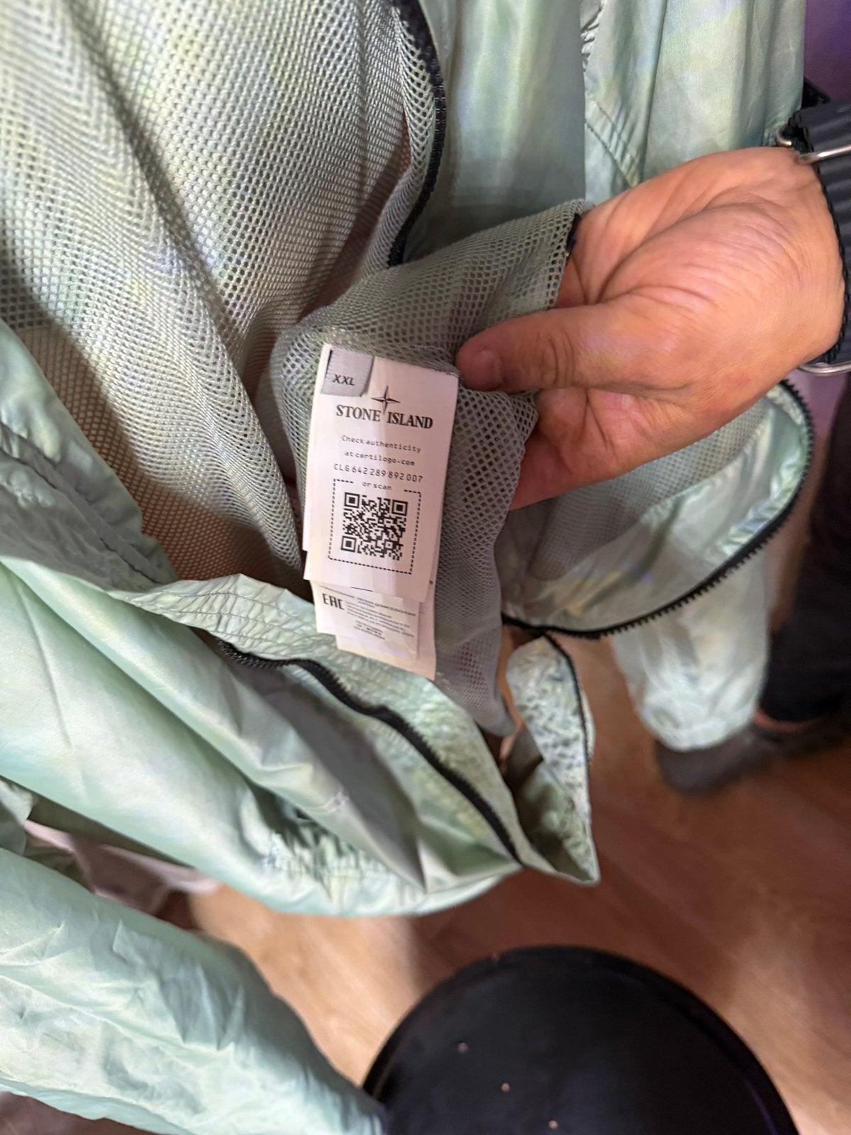 Stone Island Light Jacket - Zo goed als nieuw, Ophalen of Verzenden, Zo goed als nieuw, Overige maten, Groen