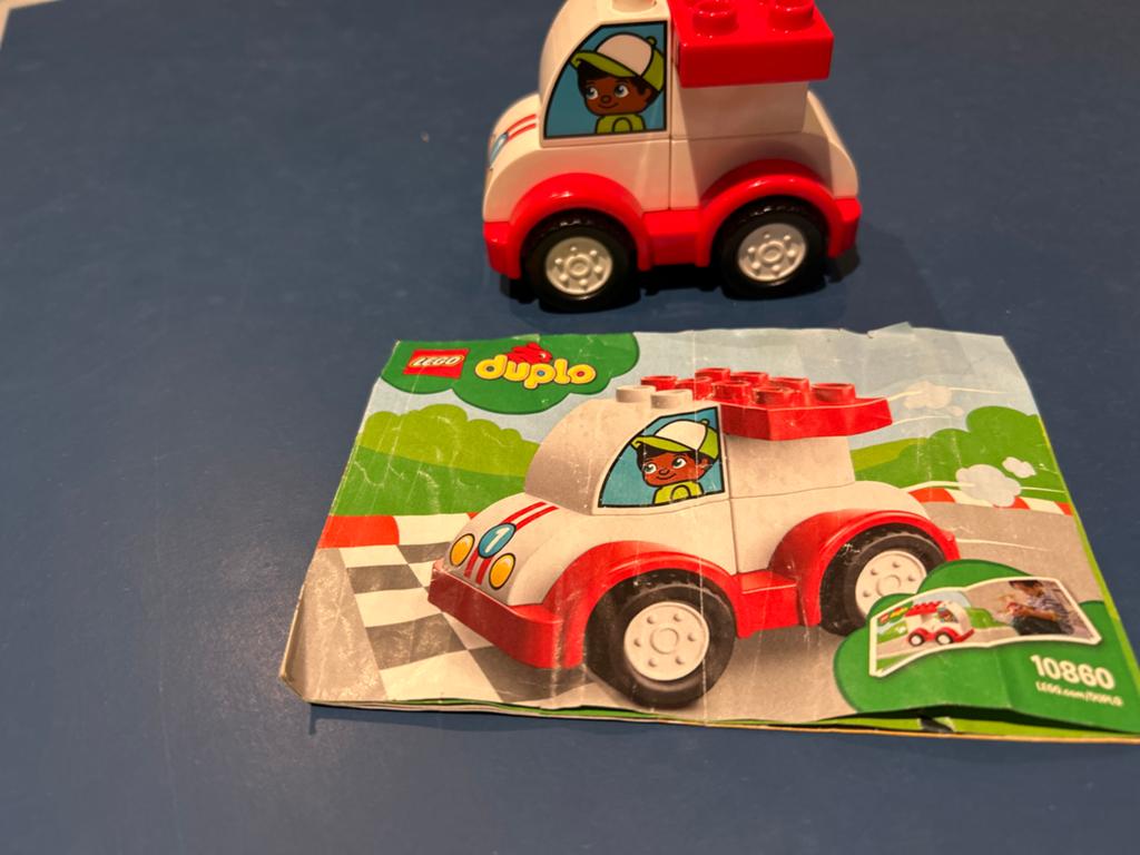 Mijn eerste racewagen Duplo, Ophalen, Overige thema's, Zo goed als nieuw, Duplo