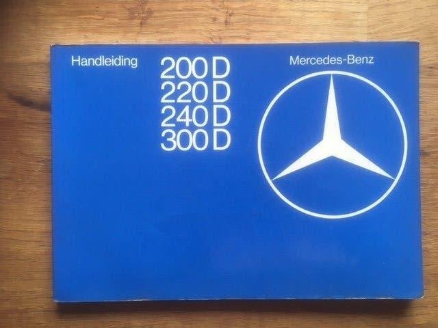 Mercedes-Benz Handleiding 200D 220D 240D 300D 1976 NL, Ophalen of Verzenden
