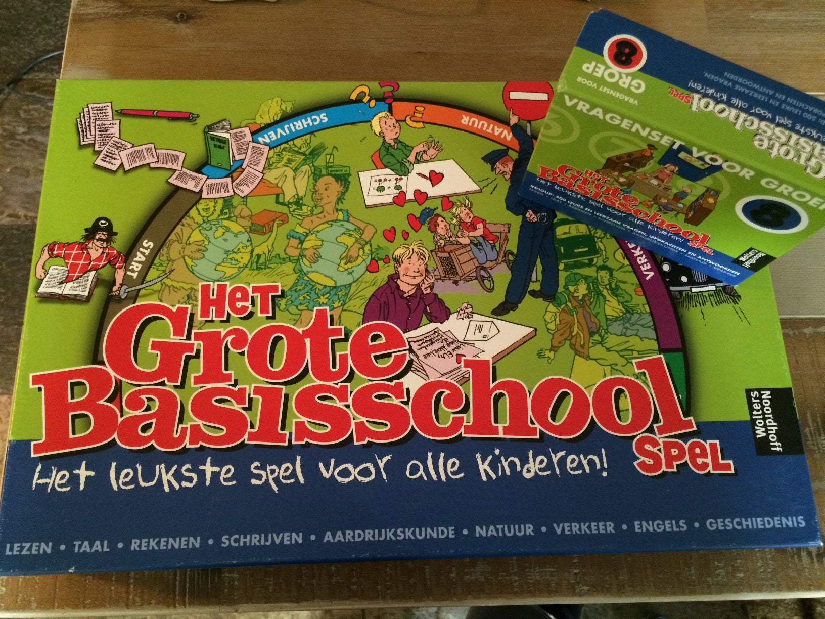Het grote basisschool spel, Kinderen en Baby's, Speelgoed | Educatief en Creatief, Ophalen of Verzenden, Zo goed als nieuw