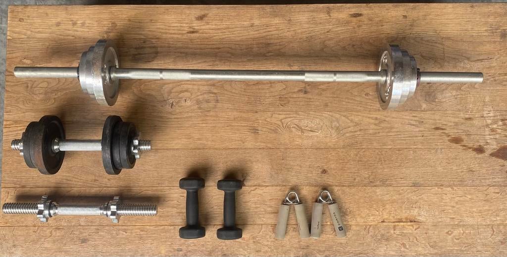 Diverse fitness Gewichten en Dumbells, Ophalen, Gebruikt, Armen, Overige typen