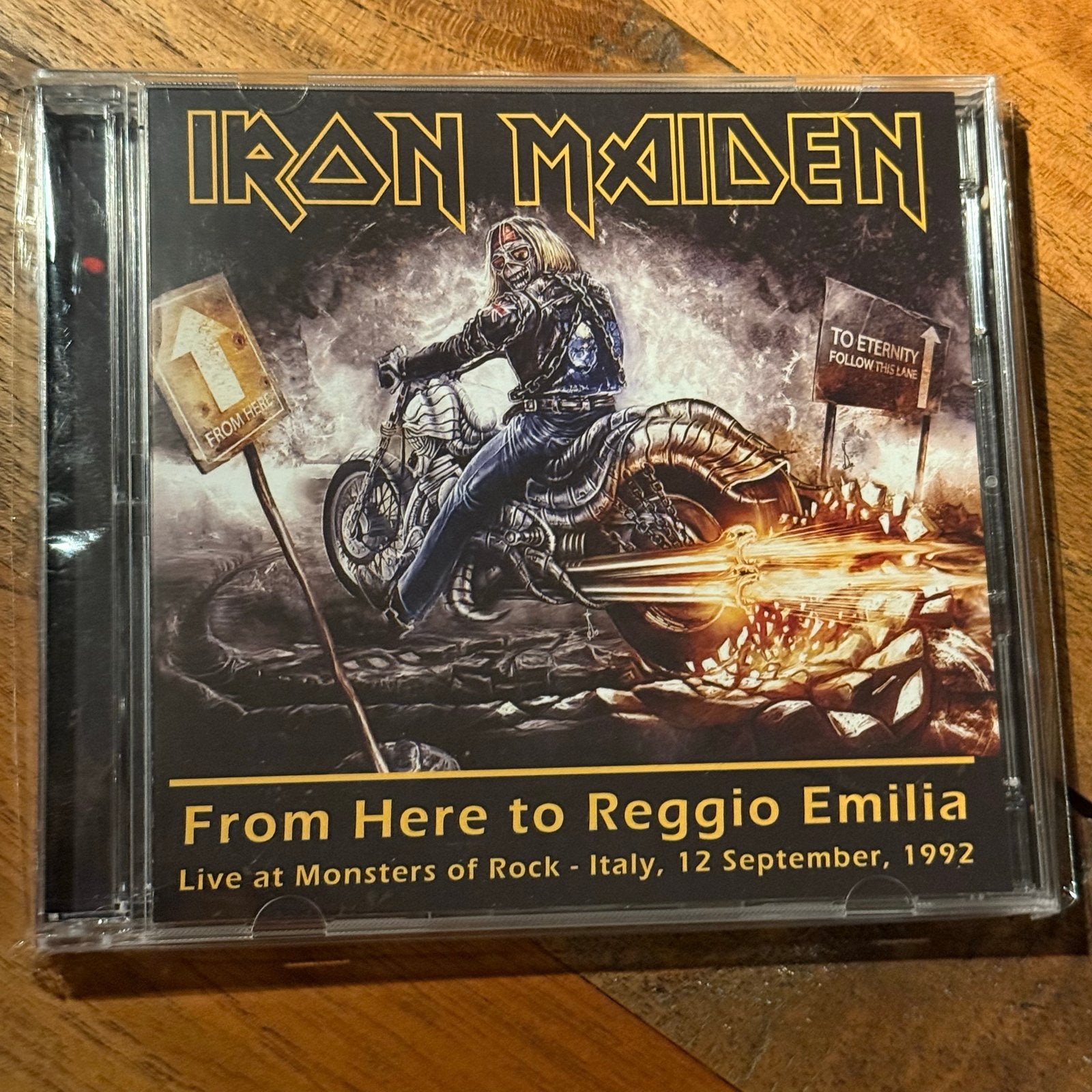 Iron Maiden - From Here to Reggio Emilia (Live CD), Cd's en Dvd's, Ophalen of Verzenden, Live-album, Hardrock, Nieuw in verpakking
