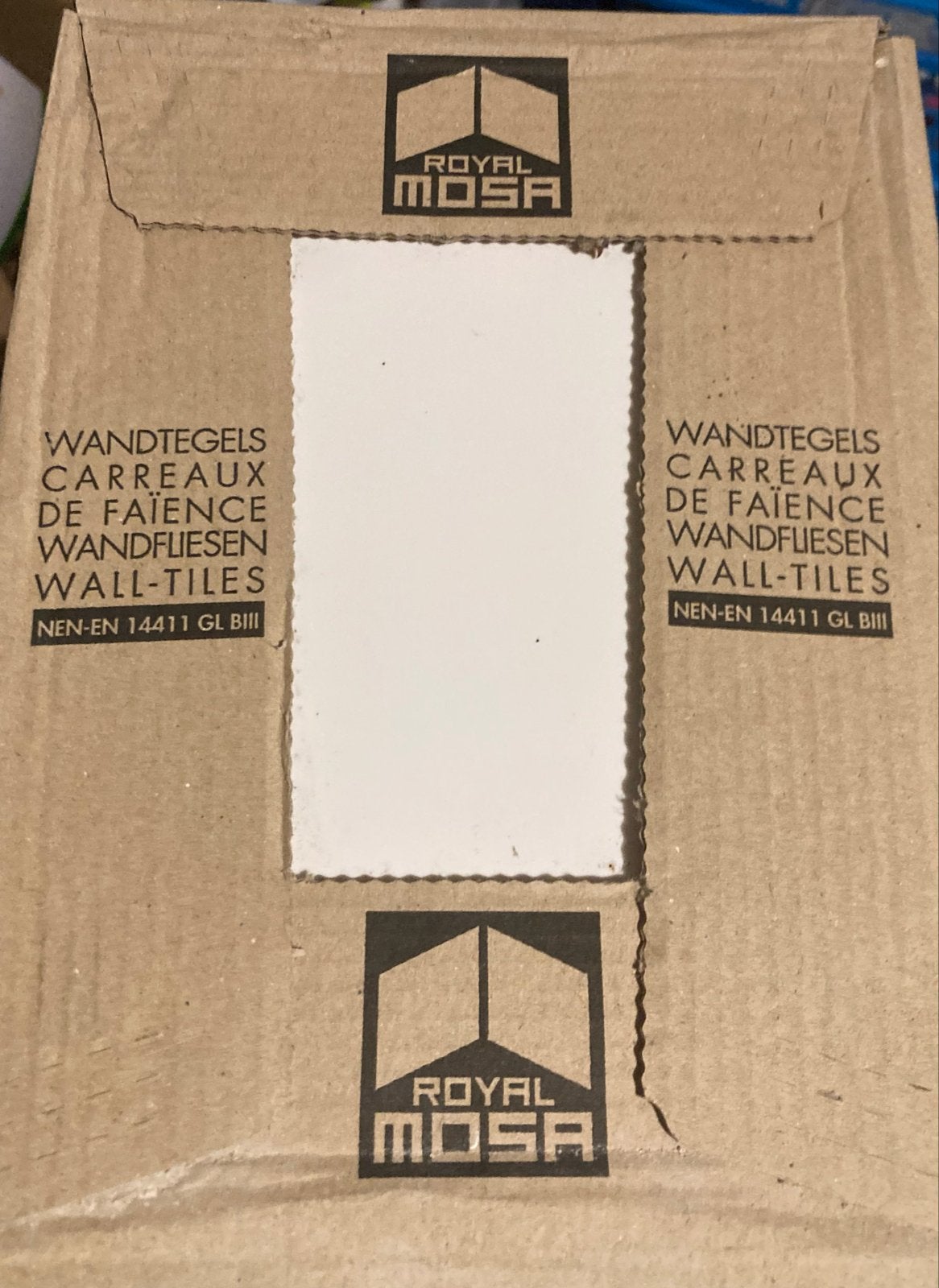 Royal Mosa wandtegels wit glans 15x20 cm - Nieuw in doos, Ophalen, Nieuw, Minder dan 20 cm, 20 tot 40 cm