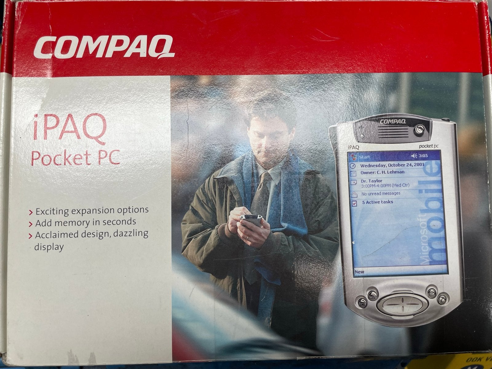 Compaq iPAQ Pocket PC met GPS-ontvanger en accessoires, Telecommunicatie, Gps-ontvanger, Compaq, Ophalen of Verzenden, Zo goed als nieuw