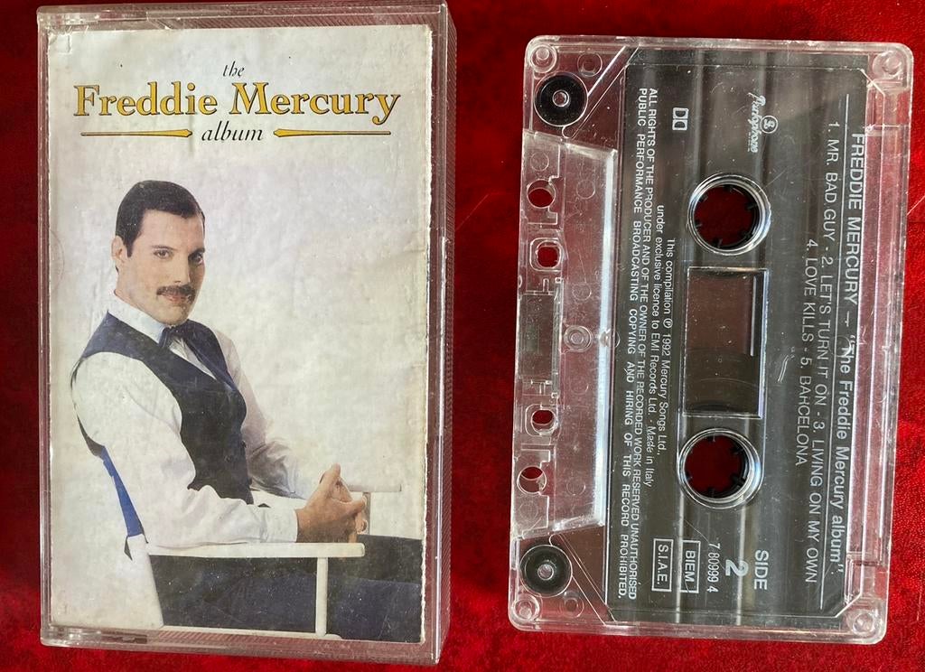 Freddie Mercury cassette, Cd's en Dvd's, Cassettebandjes, Ophalen of Verzenden, Zo goed als nieuw, Pop, 1 bandje