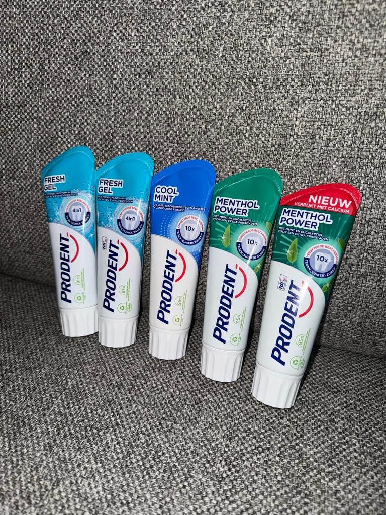 Prodent Tandpasta - Diverse Smaken (5 stuks), Ophalen of Verzenden, Nieuw, Tandpasta