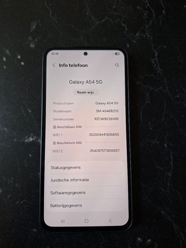ZGAN Samsung A54 5G 128GB, Telecommunicatie, Mobiele telefoons | Samsung, Zwart, Touchscreen, Ophalen of Verzenden, Zo goed als nieuw